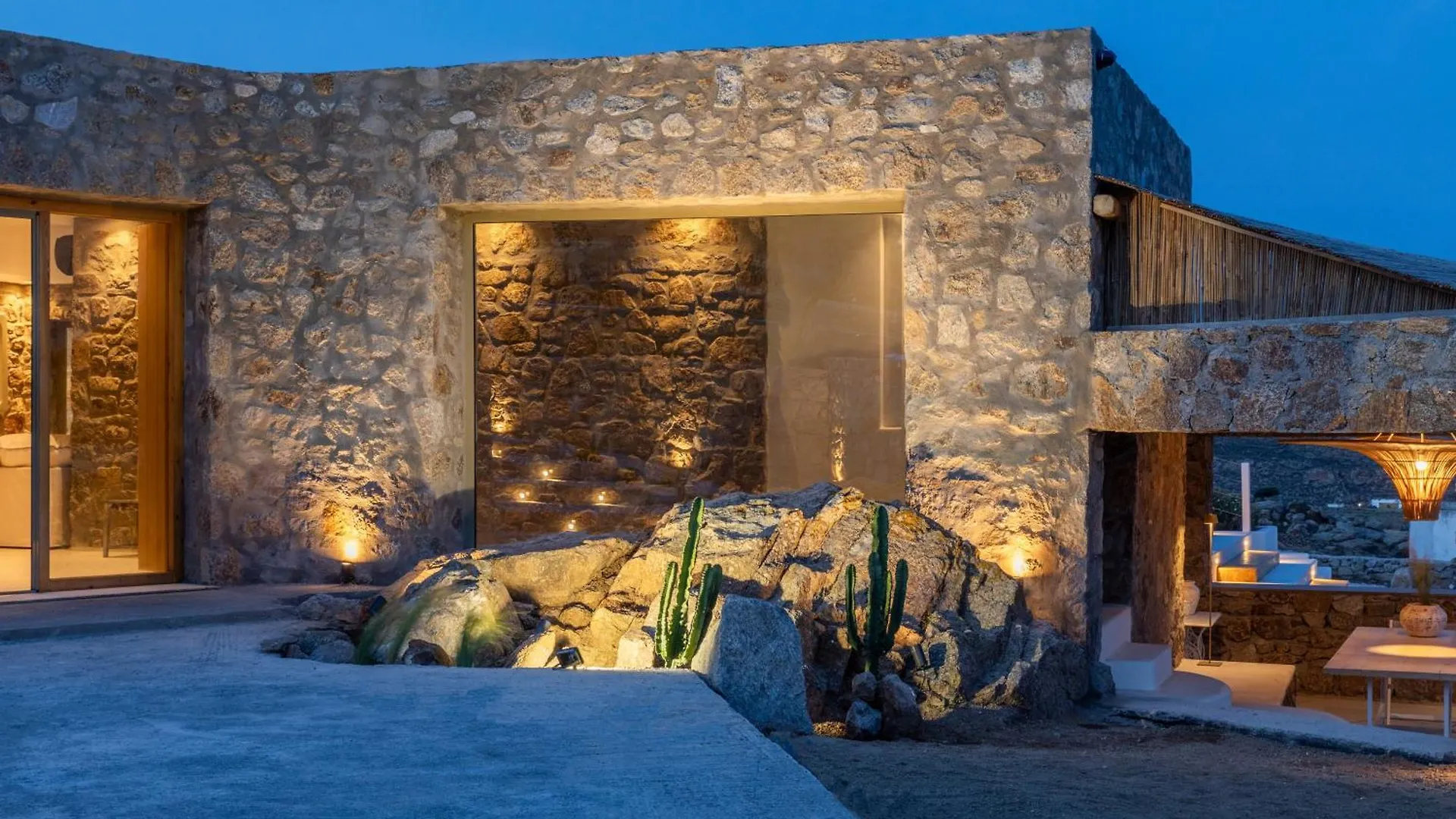Citadel Natural Stone Villa Mykonos Town Greece