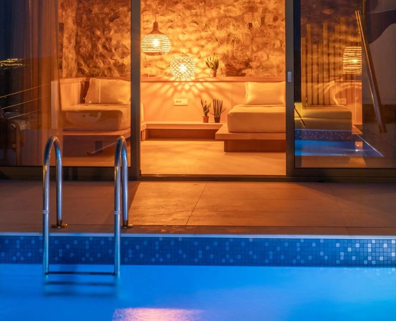 Citadel Natural Stone Villa Mykonos Town Greece