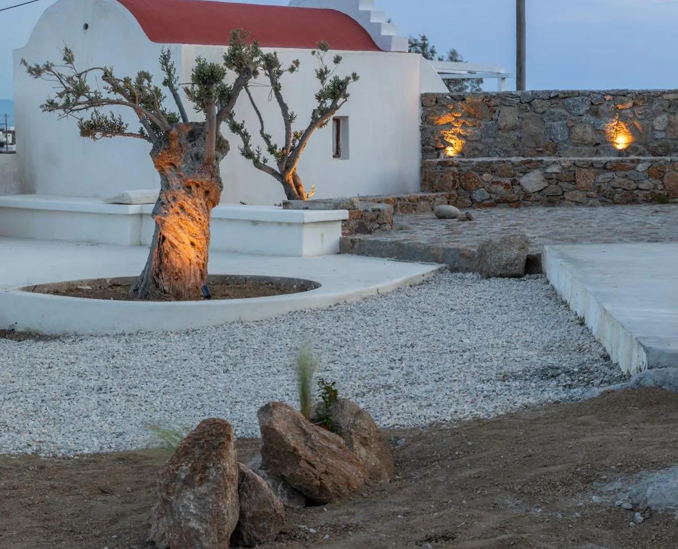 Citadel Natural Stone Villa Mykonos Town Greece