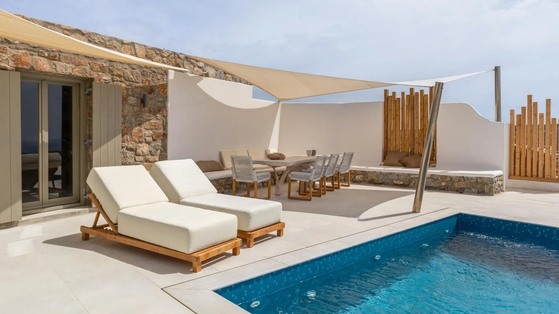 Citadel Natural Stone Villa Mykonos Town Greece