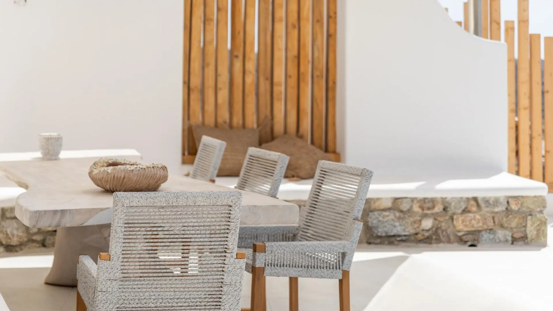 Citadel Natural Stone Villa Mykonos Town Greece