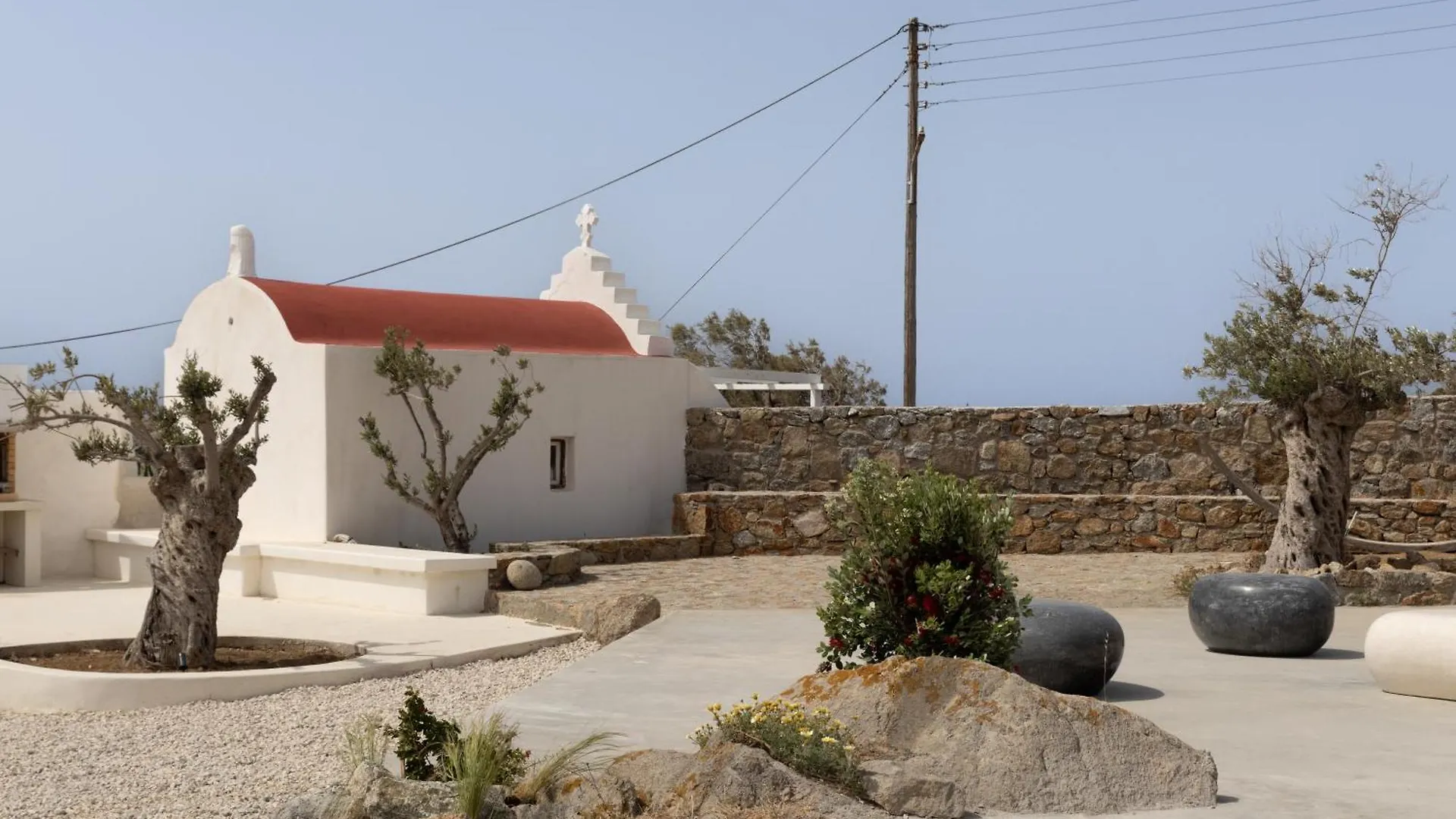 Citadel Natural Stone Villa Mykonos Town Greece