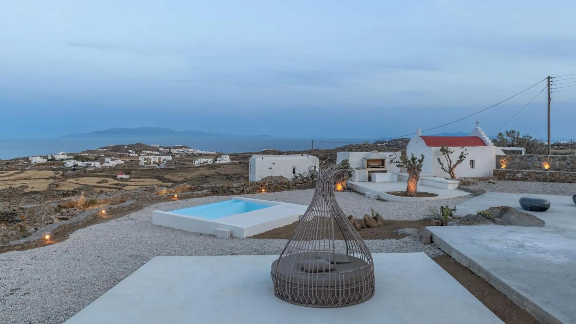 Citadel Natural Stone Villa Mykonos Town Greece