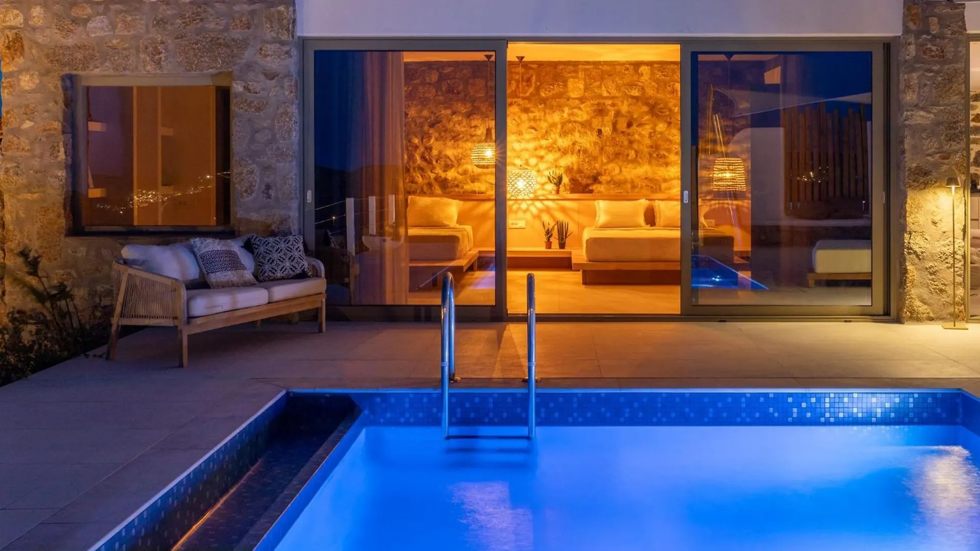 Citadel Natural Stone Villa Mykonos Town Greece