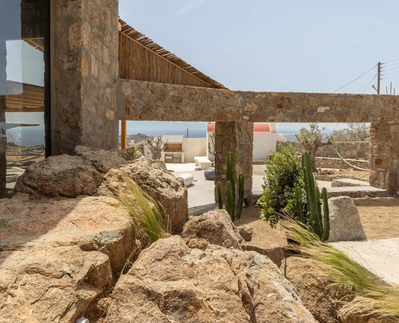 Citadel Natural Stone Villa Mykonos Town Greece