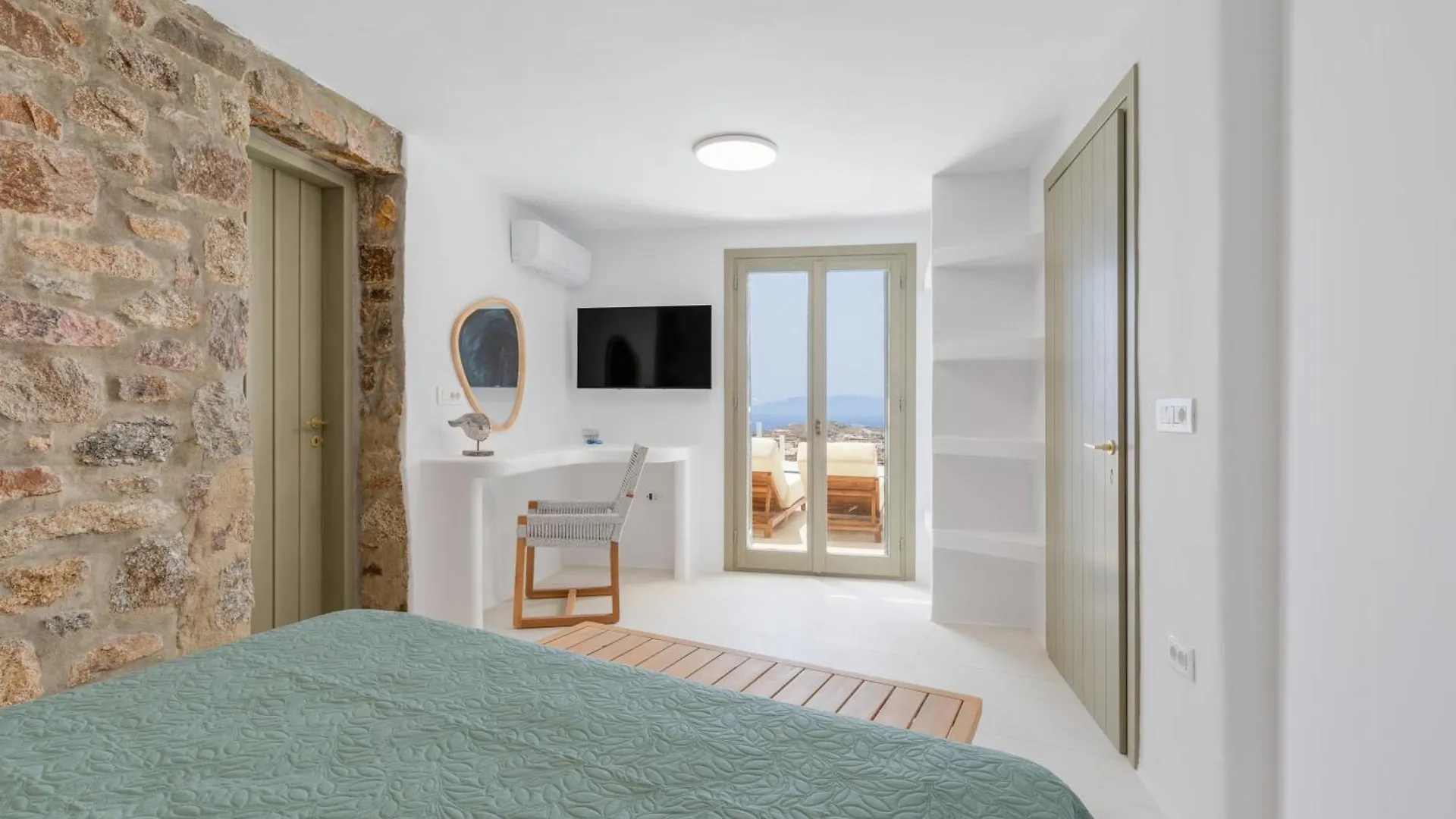 Citadel Natural Stone Villa Mykonos Town Greece