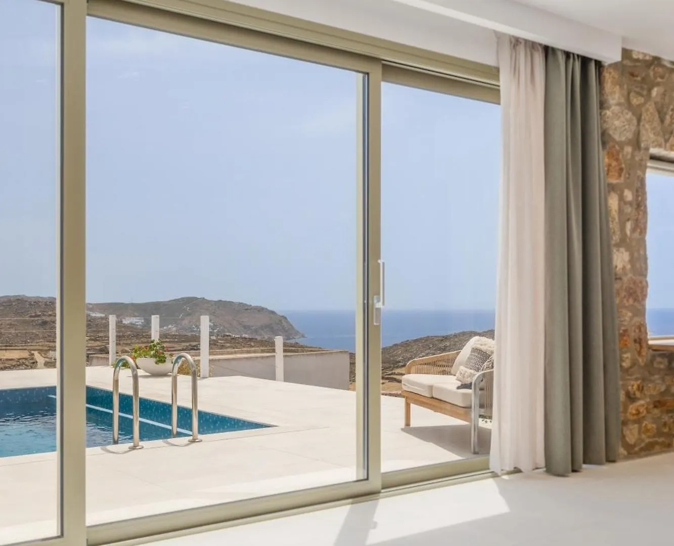 Citadel Natural Stone Villa Mykonos Town Greece
